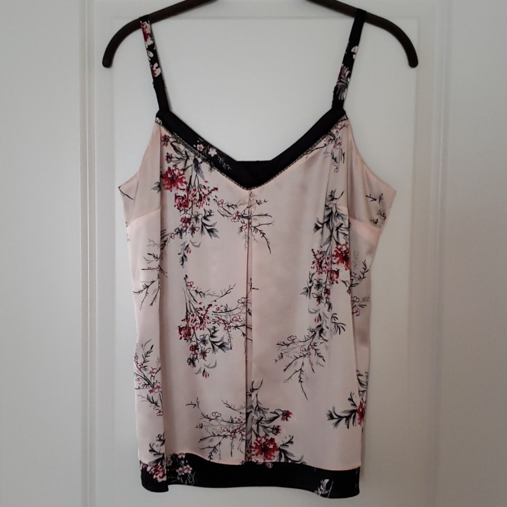 Whie House Black Market Print Cami